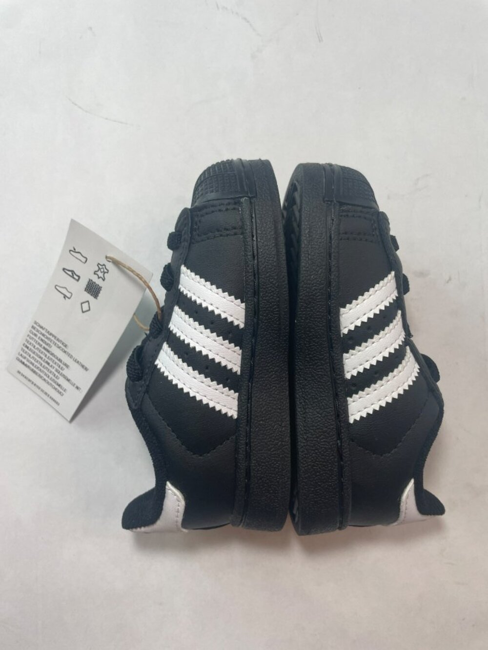 Adidas Originals Superstar II EL I Toddler Shoes Black/White Size 5K NEW IN BOX - Picture 8 of 12